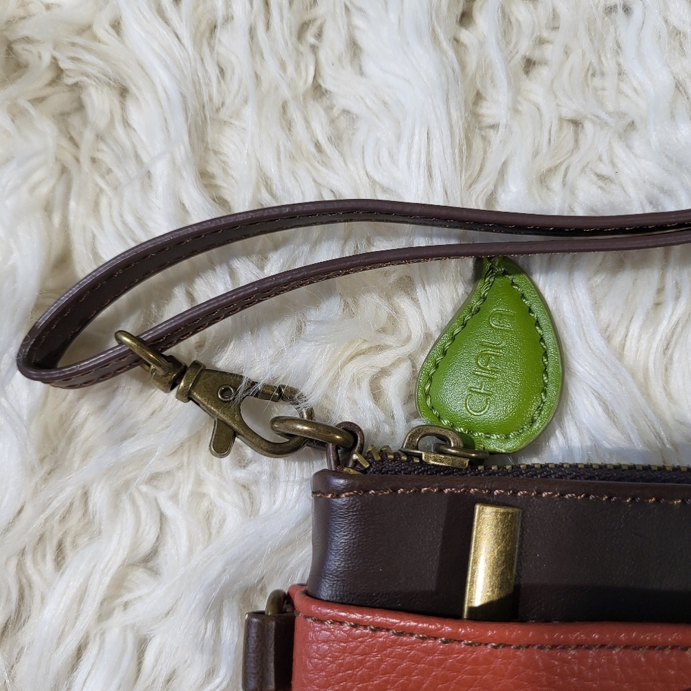 Chala Crossbody Leather Bird Design Bag With Adjustable Strap - Picture 6 of 13